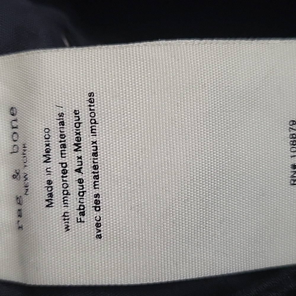 Rag & Bone Black Cate Mid Rise Skinny Jeans - Picture 3 of 4